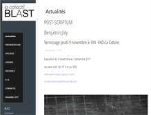 Tablet Screenshot of collectifblast.com